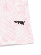 Shorts per bambina MSGM Kids bianco con stampa grafica all-over S6MSJUBE166 MS070 MSGM KIDS 