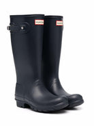 Stivali di gomma Original Wellington per bambini Hunter Kids blu con dettaglio fibbia HFRJ0017252 HGR HUNTER 