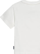 T-shirt per bambina Palm Angels Kids bianca con stampa teddy sul davanti PGAA002S26JER007 002 PALM ANGELS KIDS 