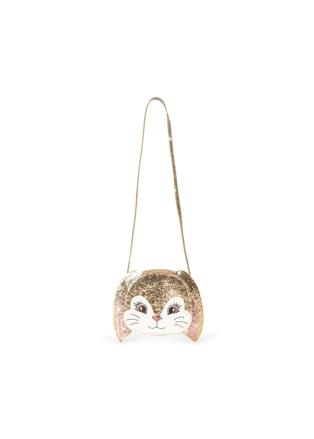 Borsa per bambina Konges Slojd oro con dettagli glitter KS105562 BUNNY KONGES SLOJD 
