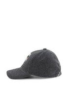 Berretto da baseball per bambino Karl Lagerfeld Kids grigio ricamato Z31198 016 KARL LAGERFELD KIDS 