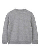 Felpa per bambina Marc Jacobs Kids grigia con logo e paillettes W60570 A35 THE MARC JACOBS KIDS 
