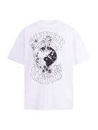 T-shirt per bambino Stella McCartney Kids bianca con stampa naturalistica sul davanti TY8B81 Z0434 100 STELLA McCARTNEY KIDS 