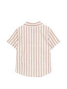Camicia per neonato Fay Kids beige a righe a maniche corte FY5510 Z3691 101BR FAY KIDS 