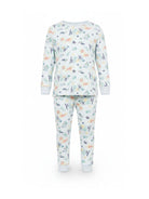 Pigiama per bambino Petit Bateau azzurro a maniche lunghe con fantasia A0F95 01 PETIT BATEAU KIDS 