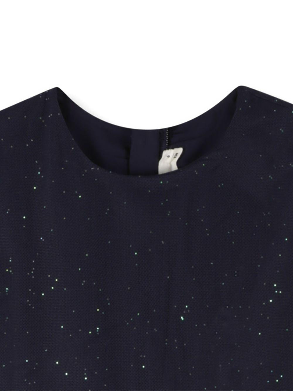 Abito per bambina Billieblush blu in tulle con paillettes U21564 85T BILLIEBLUSH 