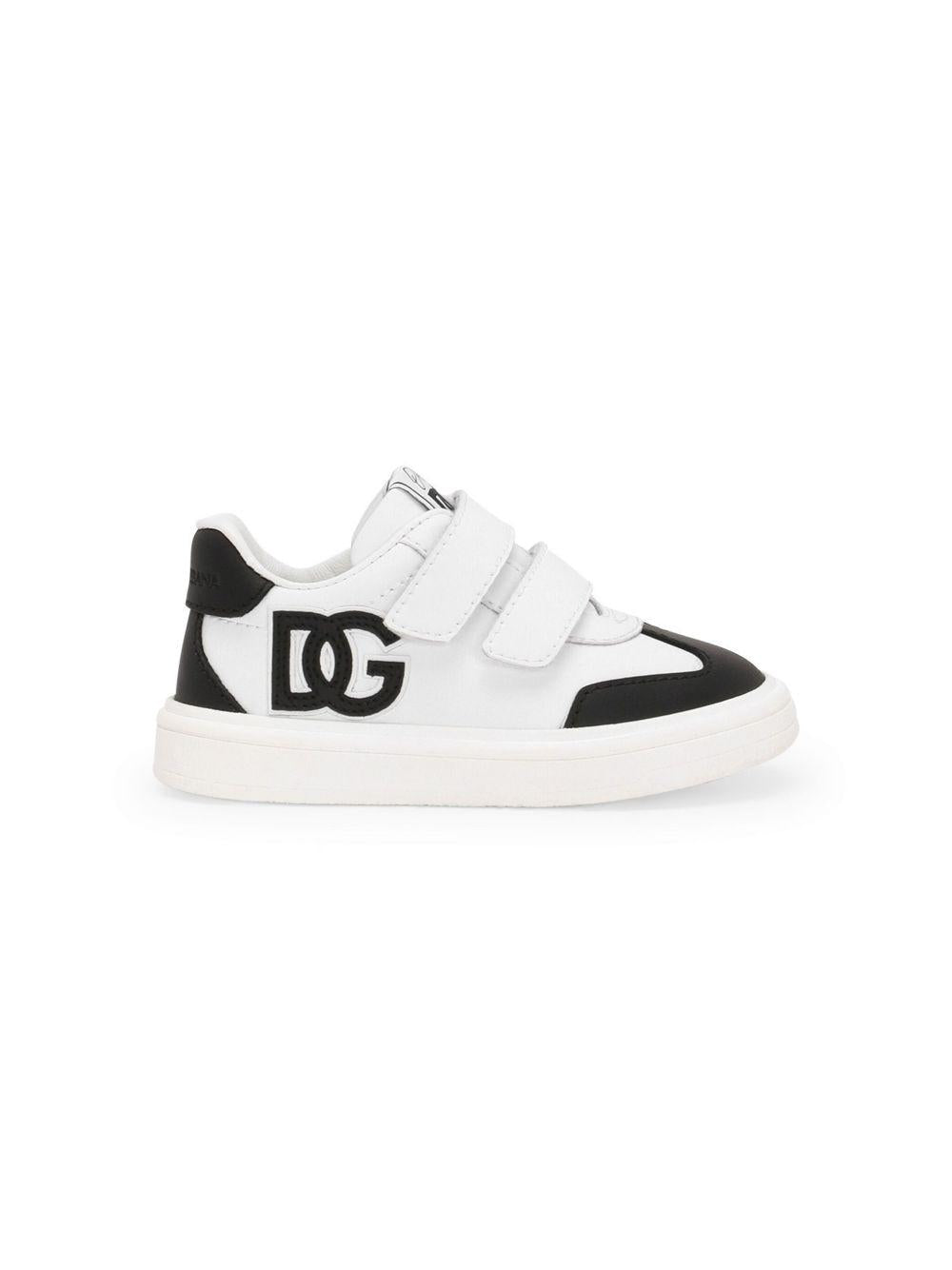 Sneakers DG Original per bambino Dolce & Gabbana Kids bianche con logo in rilievo DN0205 A1048 89697 DOLCE & GABBANA KIDS 