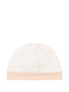 Set tutina, berretto e bavaglino per neonati Fendi Kids bianco con stampa orsetto BUK167 ST8 F0TU9 FENDI KIDS 