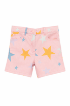 Shorts per bambina Stella McCartney Kids rosa con stampa stelle TY6B19 Z2572 507MC STELLA McCARTNEY KIDS 