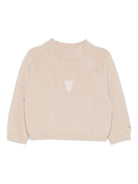 Maglione per neonati Donsje beige con ricamo unicorno 3040205 00037 DONSJE 