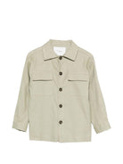 Camicia per bambino Paolo Pecora Kids verde con tasca PP4186 MATCH PAOLO PECORA KIDS 
