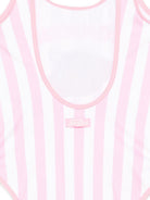 Costume intero Cara per bambina MC2 Saint Barth Kids rosa con design a righe CARA003 03320L MC2 ST. BARTH KIDS 