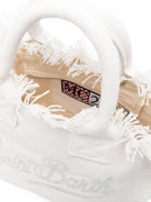 Borsa Tote Colette MC2 Saint Barth bianca con dettagli logo COL0001 02571L MC2 ST. BARTH KIDS 