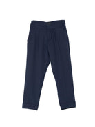 Pantaloni per bambino Fay Kids blu con passanti per cintura FY6P21 I0315 620 FAY KIDS 