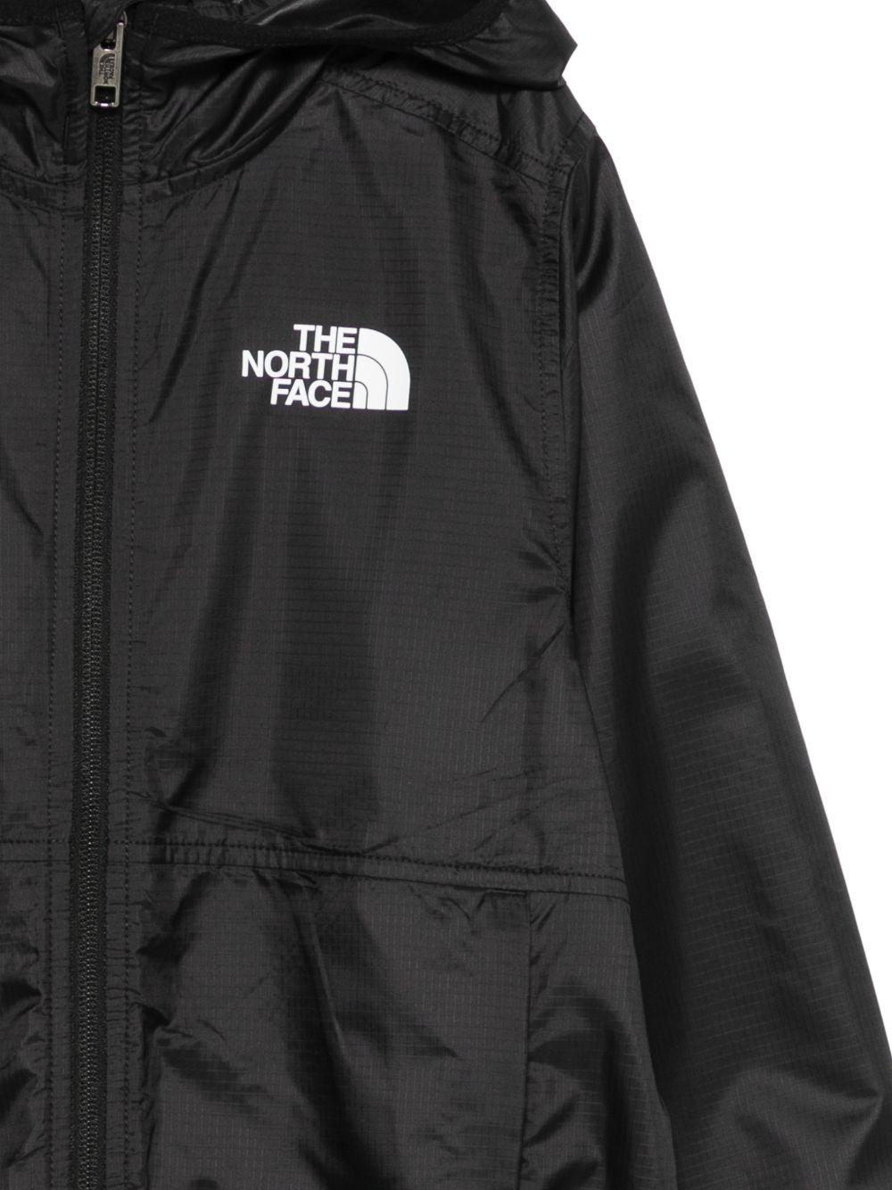 Giacca a vento Cyclone per bambino The North Face Kids nera con logo sul davanti NF0A8ANM JK31 THE NORTH FACE KIDS 