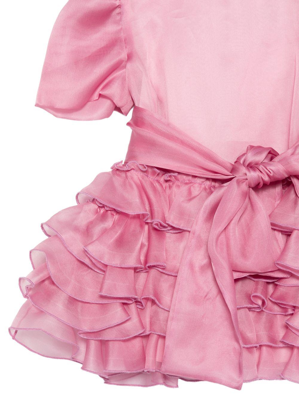 Abito per neonata Alapage rosa con fiocco AL53 ROSA A'LAPAGE KIDS 