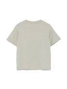 T-shirt con logo e timbro per bambino Emporio Armani Kids verde con girocollo EB000170 AF13218 U8145 EMPORIO ARMANI KIDS 