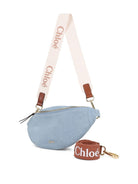 Marsupio per bambina Chloé Kids azzurro con placca con logo C20880 Z10 CHLOE' KIDS 