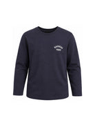 T-shirt per bambino Givenchy Kids blu con logo sul davanti H31347 853 GIVENCHY KIDS 