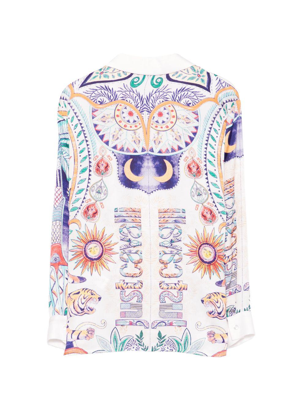 Camicia per bambino Just Cavalli Kids multicolore con colletto classico JBP26072CA INDIA D.MN ROBERTO CAVALLI KIDS 