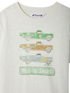 T-shirt per bambino Bonpoint Thibald bianco con stampa sul davanti S05BTSK00012 193 BONPOINT KIDS 