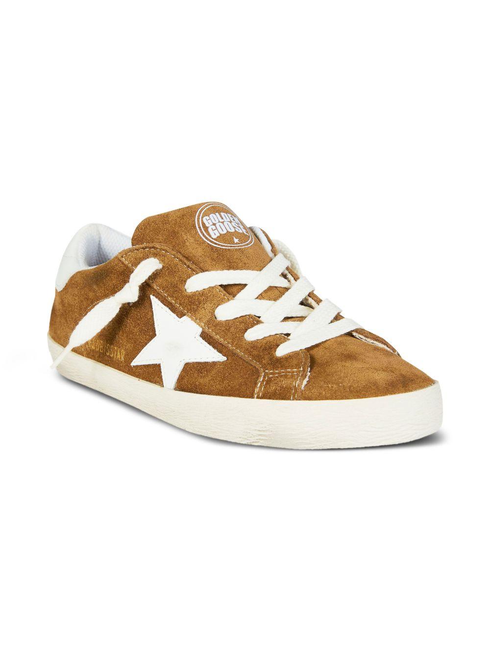 Sneakers per bambino Golden Goose Kids marrone con dettaglio stella F01028F008027 55377 GOLDEN GOOSE KIDS 