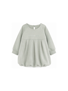 Abito per neonata Emporio Armani Kids verde salvia con stampa con logo EG000902 AF16133 U9019 EMPORIO ARMANI KIDS 