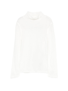 Maglione per neonata Elisabetta Franchi La Mia Bambina bianco con collo alto EGMA047CJV004 0067 ElISABETTA FRANCHI 