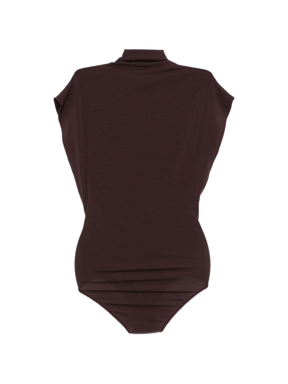 Body per donna Alysi rosso con maniche ad aletta 116403 P6014 UV ALYSI 