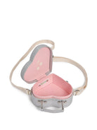 Borsa per bambina Bonpoint argento con effetto glitterato P06GBAW00001 089 BONPOINT KIDS 
