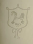 Coperta per neonati Fendi Kids  beige con stampa Cavallino Fendi sul davanti BUJ328 8RA F19J5 FENDI KIDS 
