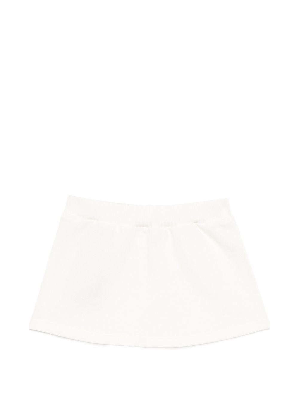 Gonna per neonata Balmain Kids bianca con bottoni decorativi BZ7011 Z3183 102 BALMAIN KIDS 