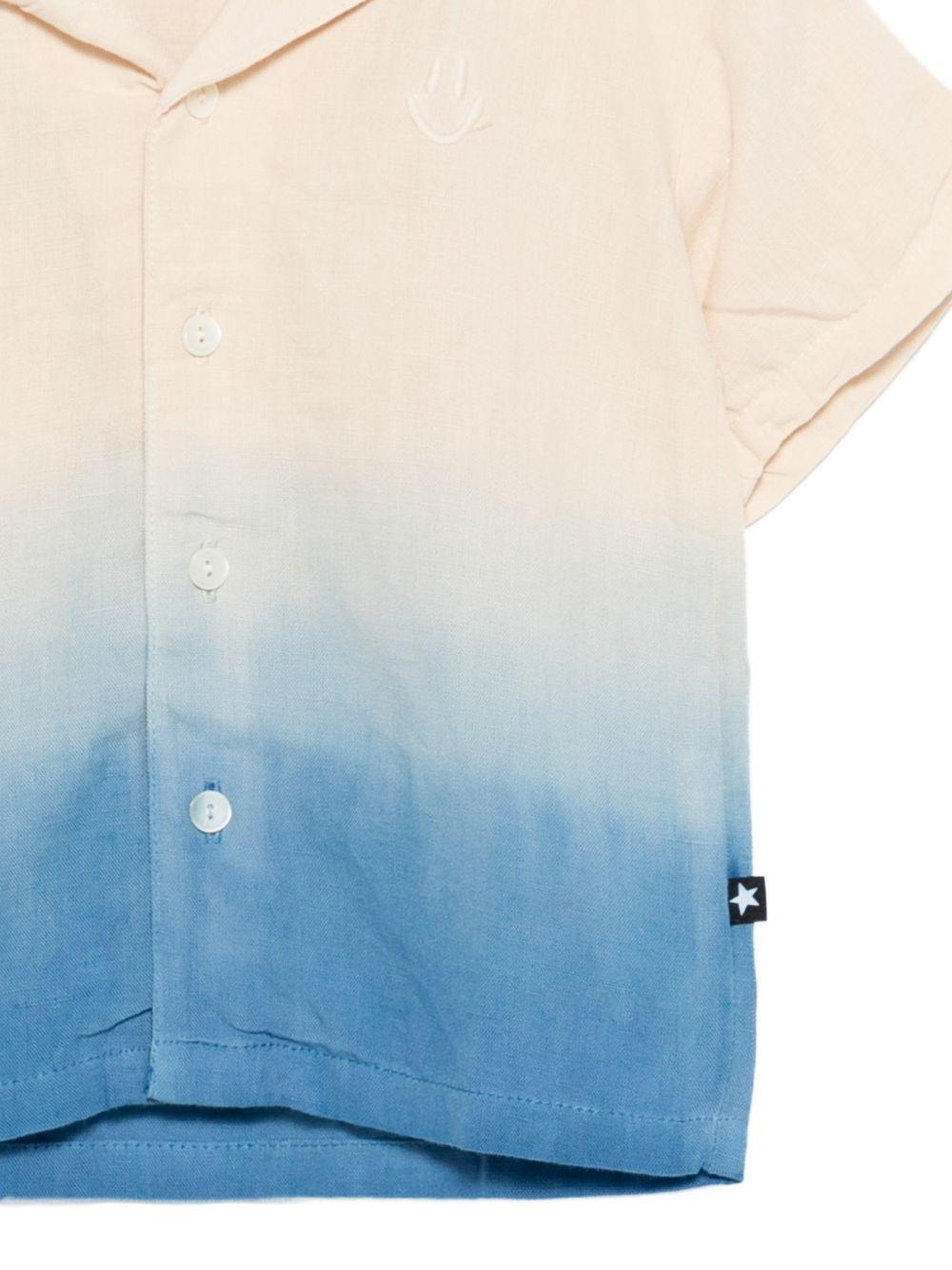 Camicia per bambino Molo multicolore con colletto alla coreana 6S26C204 5658 MOLO KIDS 