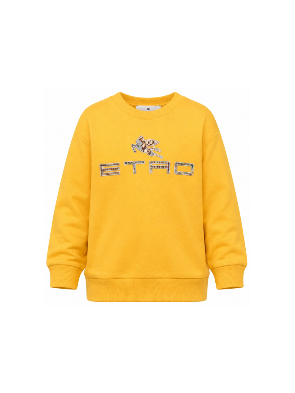 Felpa per bambino Etro Kids gialla con patch con logo GZ4P20 Z3183 216 ETRO KIDS 