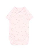 Set di tre body per neonata Petit Bateau multicolore con stampa floreale A0GHN 00 PETIT BATEAU KIDS 