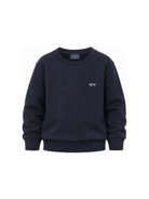 Felpa per bambino Paul & Shark Kids blu con logo ricamato WMF00ALDA68 42370 PAUL & SHARK KIDS 