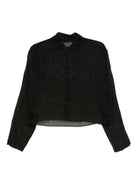 Camicia per donna Alysi nera con glitter 165219 A5007 NE ALYSI 