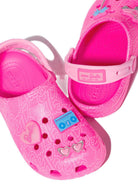 Clogs Classic x Barbie per bambina Crocs kids fucsia con dettaglio Barbie 211406 MLT CROCS KIDS 