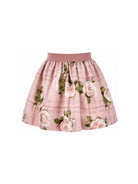 Gonna per bambina Monnalisa Kids rosa con stampa a fiori 71H700 8660 094F MONNALISA KIDS 
