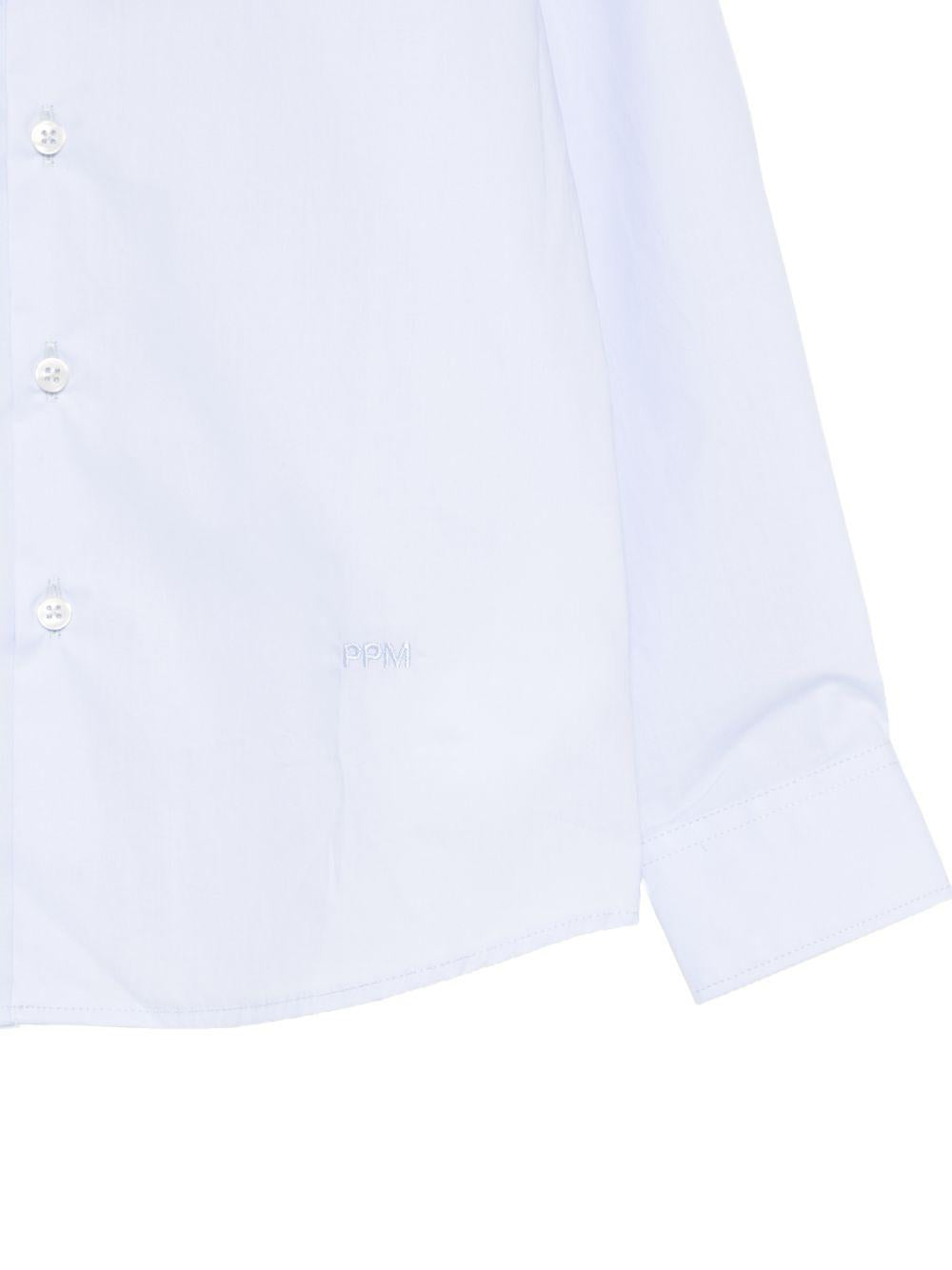 Camicia per bambino Paolo Pecora Kids azzurra a maniche lunghe PP4225 AZZURRO PAOLO PECORA KIDS 
