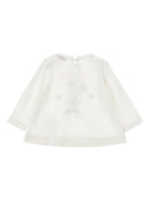 T-shirt per neonata Monnalisa bianca con stampa Minnie Mouse sul davanti 39F616 6005 0001 MONNALISA 