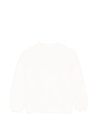 Felpa per bambina Bonpoint bianco sporco con stampa grafica S06GSWK00012 103 BONPOINT KIDS 