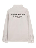 Camicia per bambino Givenchy Kids beige con motivo a righe H31082 N78 GIVENCHY KIDS 