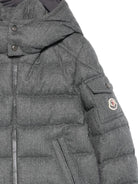 Piumino Montgenevre per bambini Moncler Enfant grigio con cappuccio K29541A0002154272 940 MONCLER ENFANT 