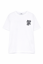 T-shirt per bambino MSGM Kids bianca con stampa grafica S6MSJBTH257 001 MSGM KIDS 