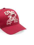 Berretto per bambino Stella McCartney Kids rosso con toppa sul davanti TZ0B27 Z3838 416 STELLA McCARTNEY KIDS 