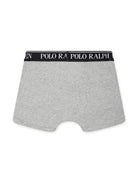 Set tre boxer per bambino Polo Ralph Lauren Kids multicolore con caratteristico ricamo Polo Pony 9P5015 K0O Ralph Lauren kids 