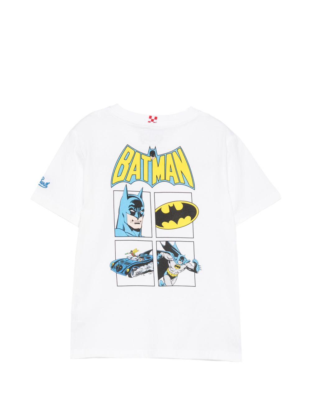 T-shirt per bambino MC2 Saint Barth Kids con stampa batman sul retro PRL0001 03767L MC2 ST. BARTH KIDS 