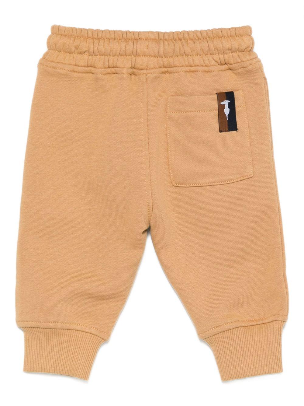 Pantaloni da tuta per neonato Trussardi Junior marroni con tasche applicate TIA25074PA APPLE CIN. TRUSSARDI JUNIOR 