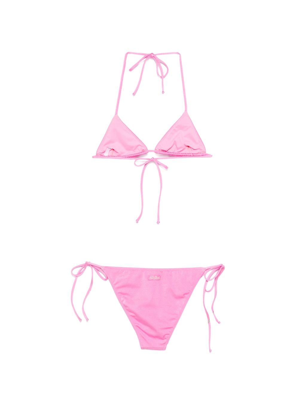 Bikin per donna MC2 Saint Barth rosa con chiusura con lacci LEH00011 02966L MC2 ST. BARTH 